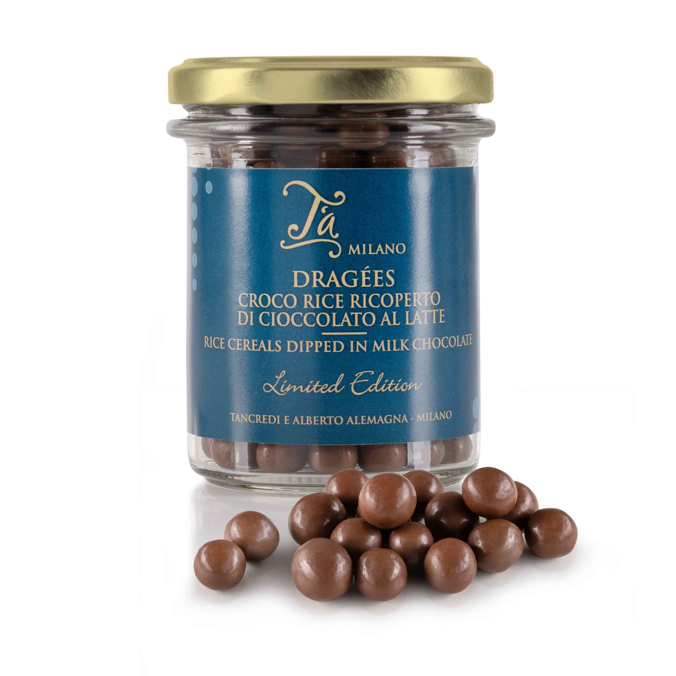 Ryža v mliečnej čokoláde - Blue Limited Edition, 120 g 