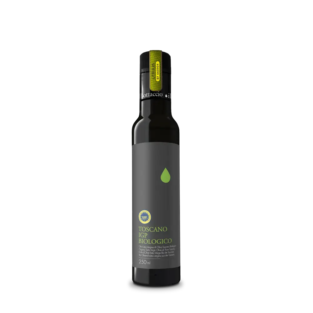 Olivový olej Extra Virgine Toscano IGP Biologico 250 ml (sklo) - il Bottaccio