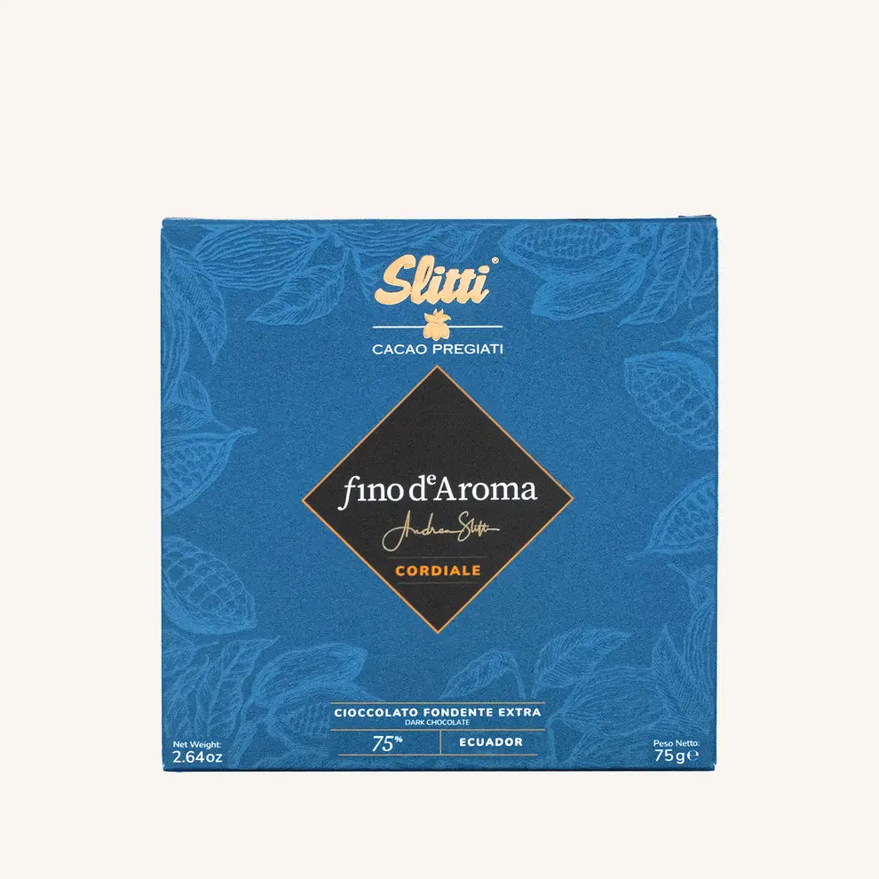 Extra horká 75 % čokoláda - Cordiale, 75 g