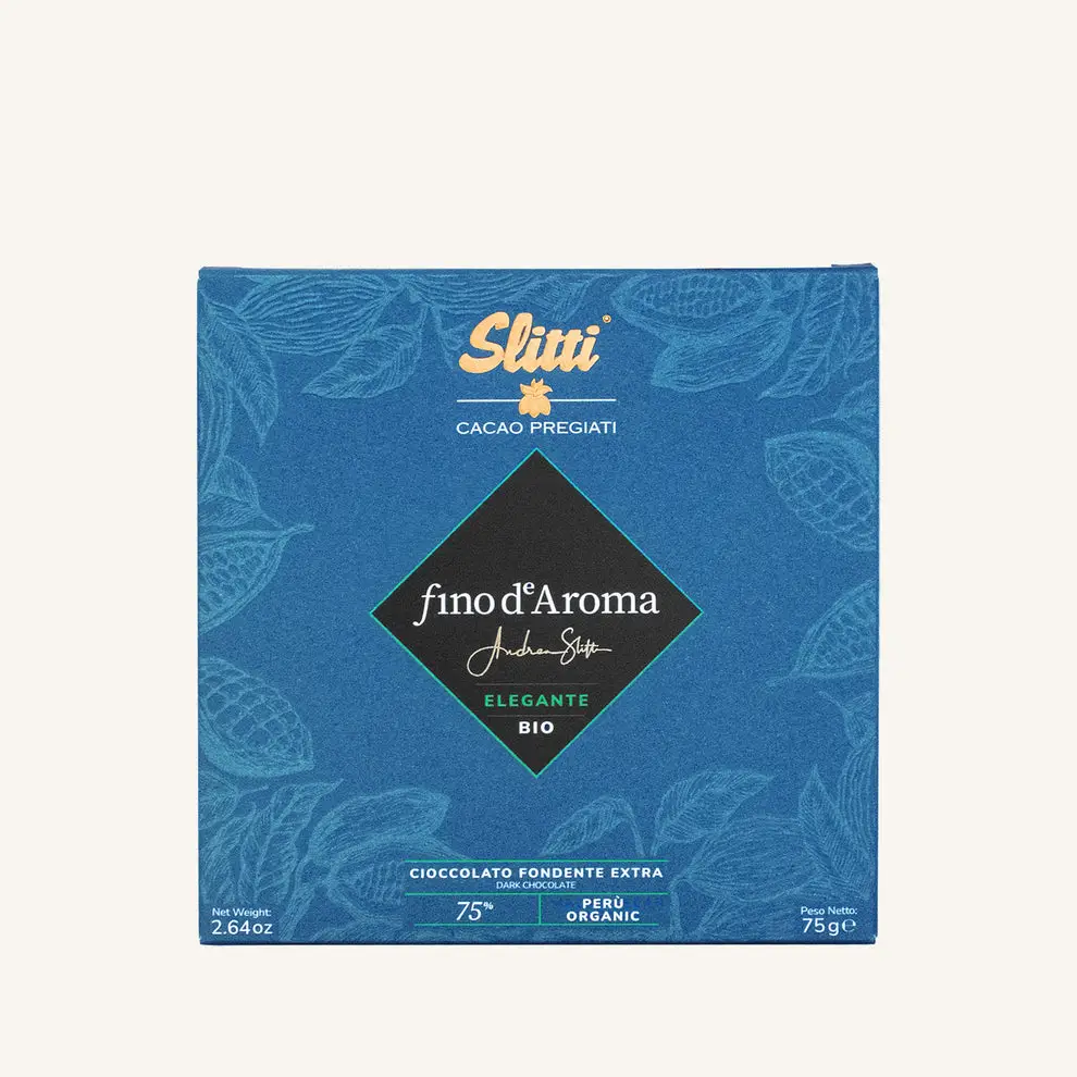Extra horká 75 % čokoláda BIO - Elegante, 75 g