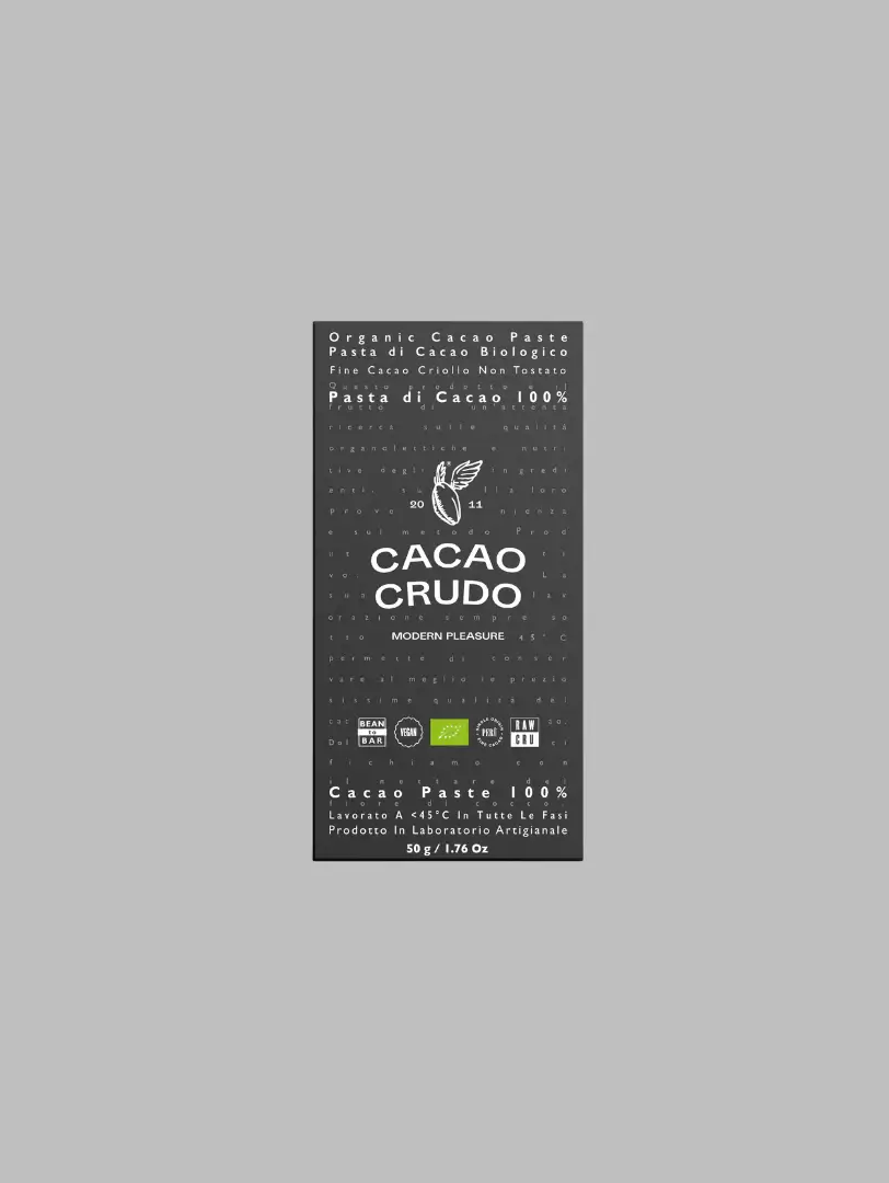 100 % čokol&aacute;da bez cukru - Cacao Crudo, 50 g