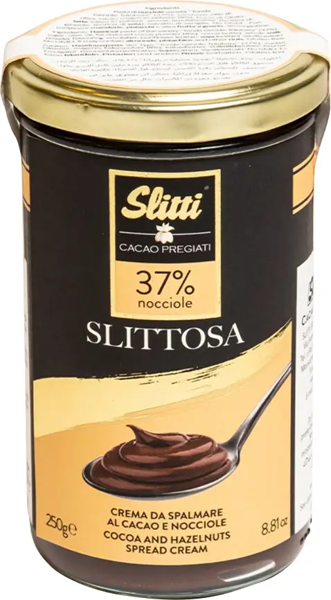 Lieskovcov&aacute; 37 % čokol&aacute;dov&aacute; n&aacute;tierka Slittosa, 250 g