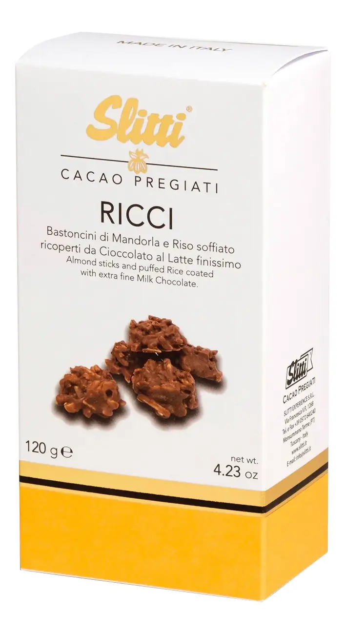 Madľov&eacute; pr&uacute;žky s buriz&oacute;nmi v mliečnej čokol&aacute;de - Ricci, 120 g