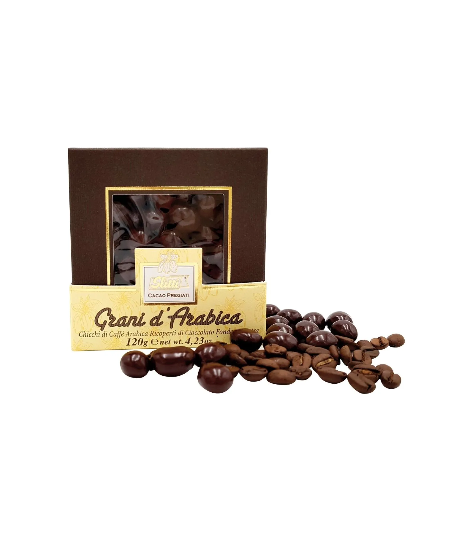 Kávové zrno arabika v horkej čokoláde, 120 g 