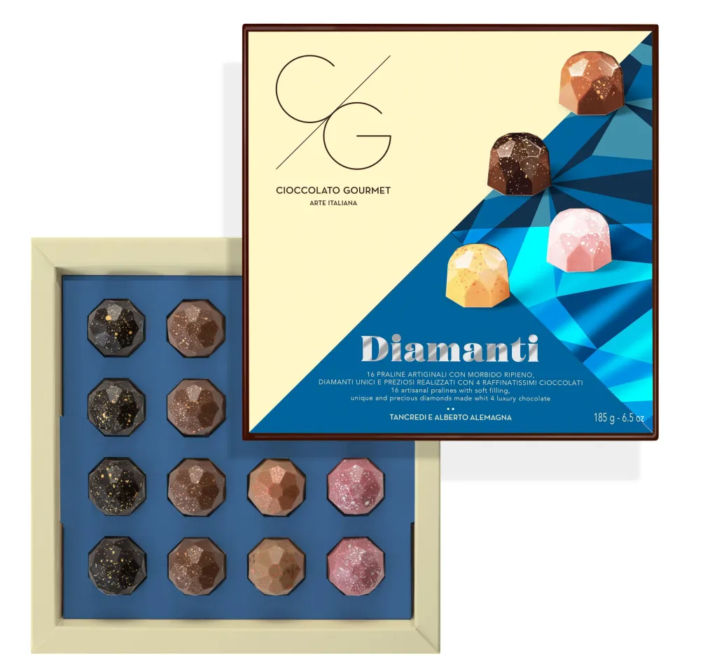 Diamanti – zmes čokoládových praliniek, 185 g 