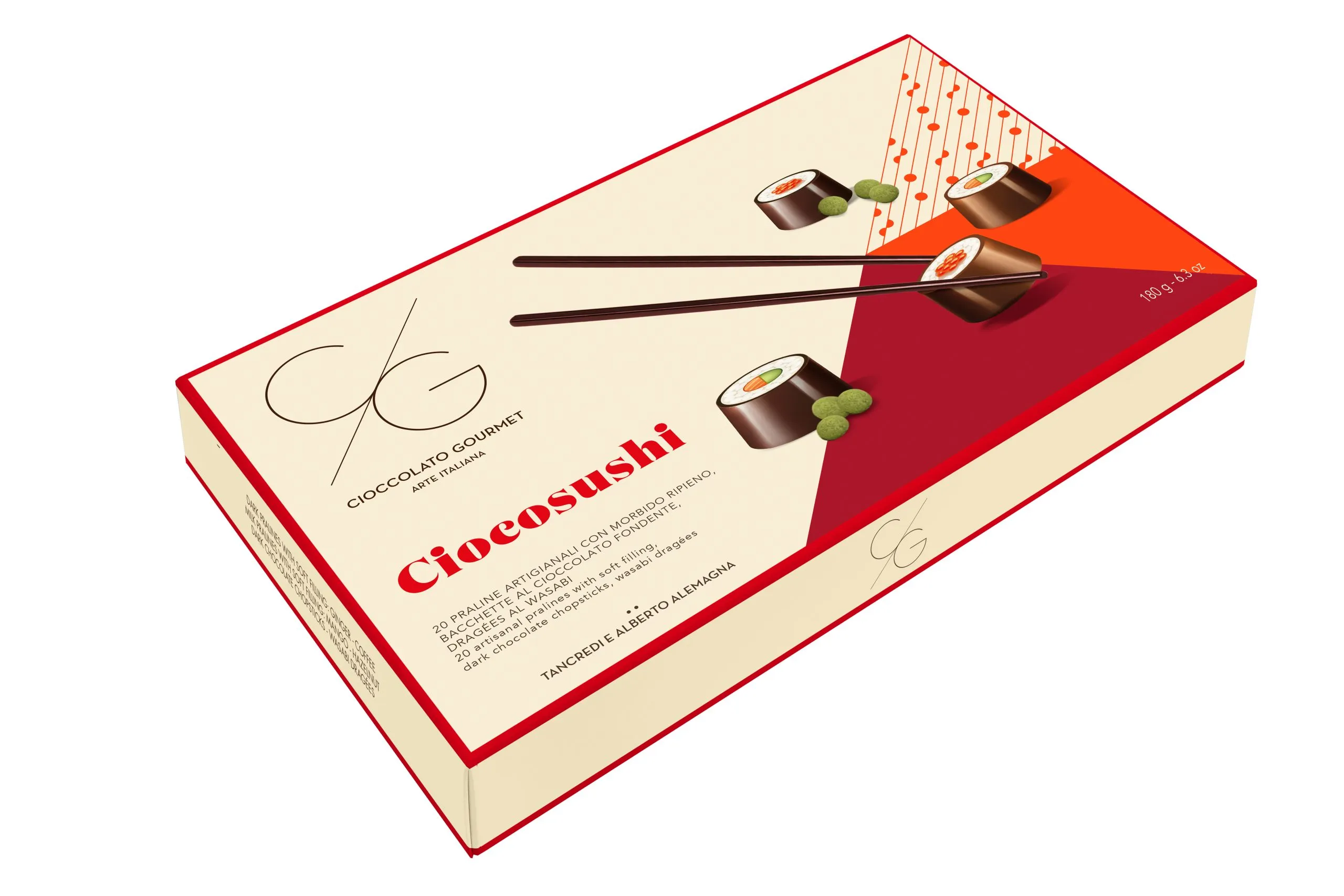 Ciocosushi – zmes čokoládových praliniek, 180 g 