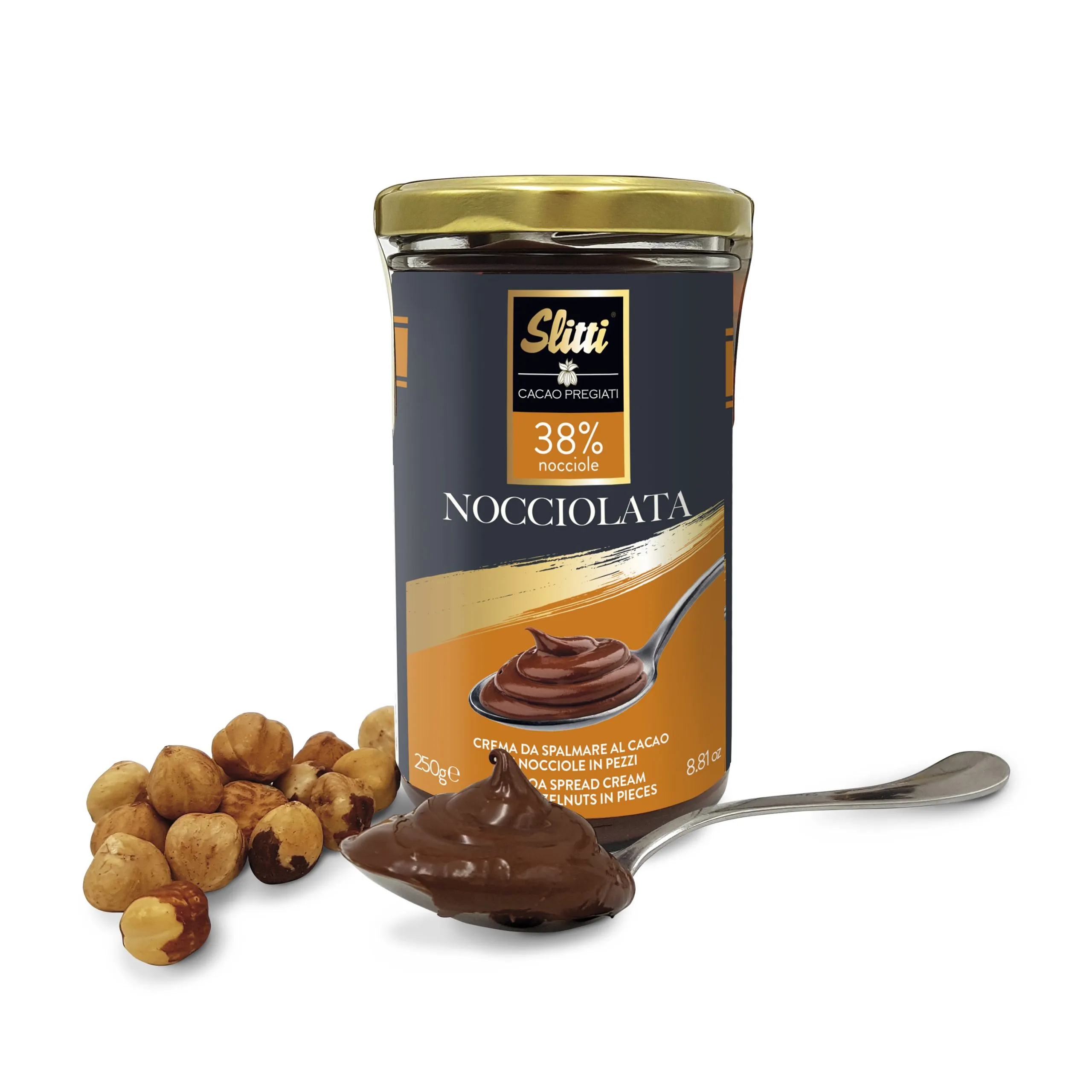 Lieskovcovo-kakaový krém Nocciolata, 250 g 
