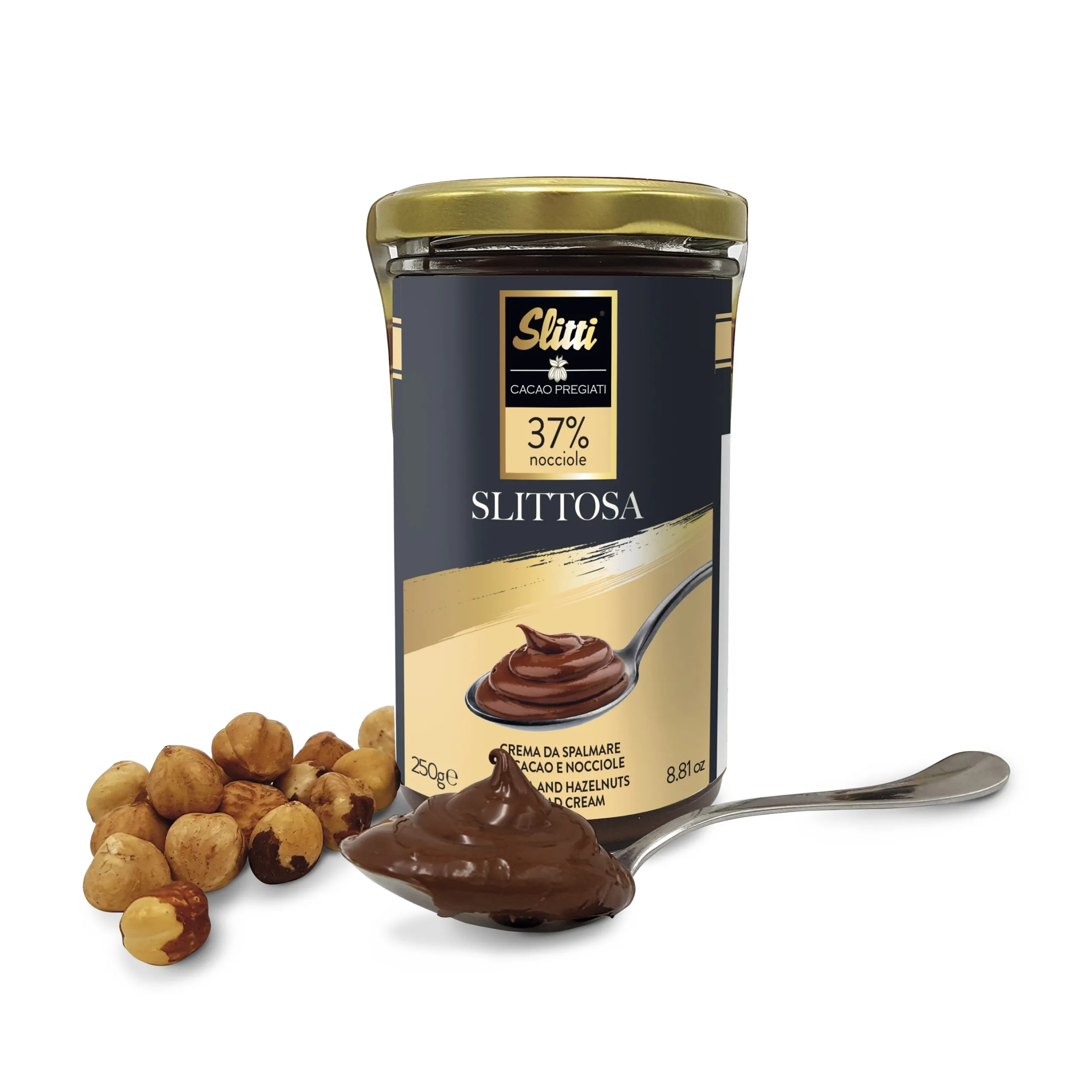 Lieskovcový kakaový krém Slittosa, 250 g 
